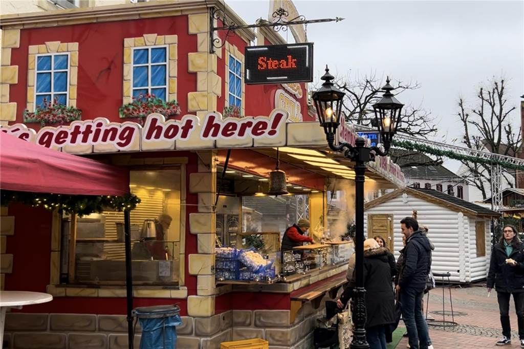 Seit 50 Jahren auf dem Nikolausmarkt: „In Haltern ist es am schönsten“ Essensstand Kaufen Weihnachtsmarkt