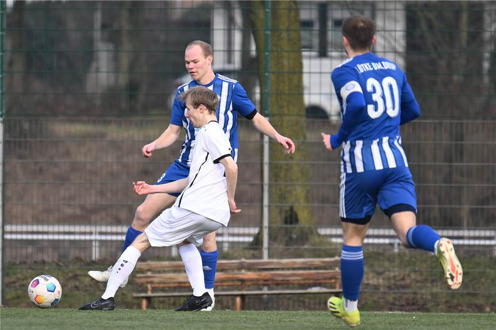 Spielszene zwischen ETuS Haltern und DJK SF Datteln