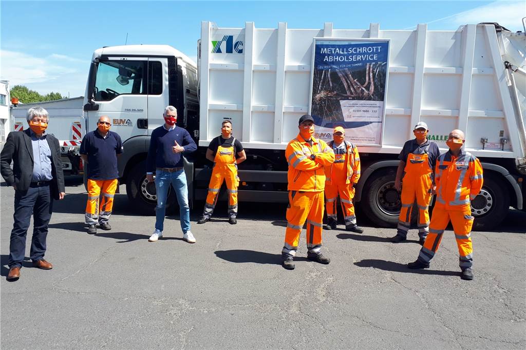 Coronavirus in Castrop-Rauxel: Weitere Lockerungen in dieser Woche Der EUV Stadtbetrieb unterstützt die Aktion "Castrop gegen Corona".