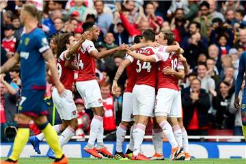 Der FC Arsenal feierte im dritten Saisonspiel seinen ersten Sieg. Foto: Victoria Jones/PA Wire