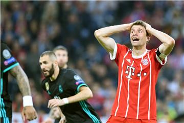 Der FC Bayern, hier Thomas Müller, erlebte einen bitteren Abend gegen Real Madrid.