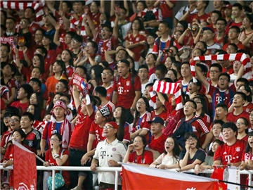 Der FC Bayern München ist schon länger in China aktiv. Foto: Xi Ya