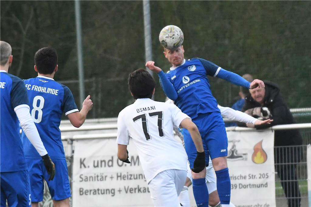 Der FC Frohlinde gewann gegen den ETuS Haltern (3:1) auch das vierte Spiel der Rückrundenvorbereitung. Erstmals kassierte die Truppe von Trainer Sven Berger dabei ein Gegentor.