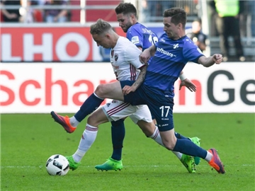 Der FC Ingolstadt setzte sich gegen den SV Darmstadt durch. Foto: Armin Weigel