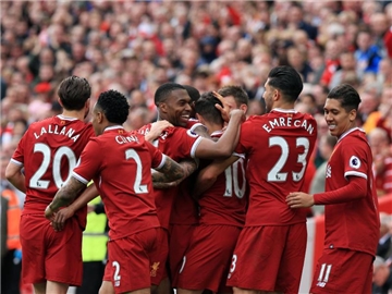 Der FC Liverpool erreichte durch ein souveränes 3:0 die Champions-League-Qualifikation. Foto: Peter Byrne