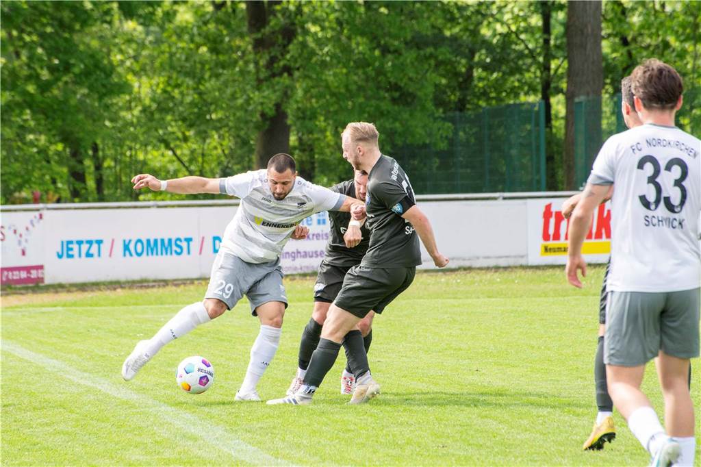 Der FC Nordkirchen entschied das Kellerduell gegen den TuS Haltern für sich.