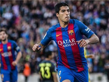Der FC Barcelona muss vorerst ohne Angreifer Luis Suarez auskommen. Foto: Matthias Oesterle