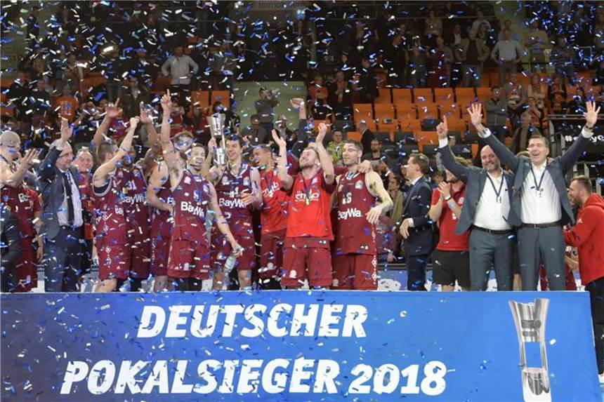 FC Bayern im Pokal gegen Gießen - Franken-Derby in Bamberg Der FC Bayern München will den Pokal-Titel verteidigen. Foto: Stefan Puchner