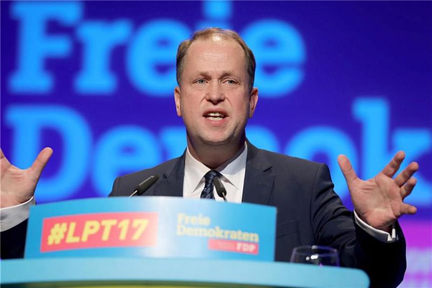 Parteitag stimmt über Führung der NRW-FDP ab Der FDP-Landesvorsitzende in NRW, Joachim Stamp. Foto: Oliver Berg/Archiv