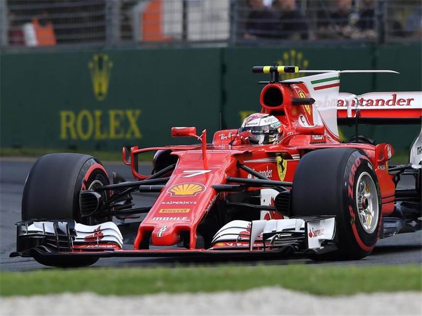 "Schwung und Kraft": Vettel jagt Hamilton in Australien Der Finne Kimi Räikkönen steht auf Startplatz vier. Foto: Rick Rycroft