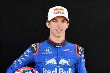 Der Franzose Pierre Gasly bekommt ein Cockpit bei Red Bull als neuer Kollege von Max Verstappen. Foto: Joe Castro/AAP