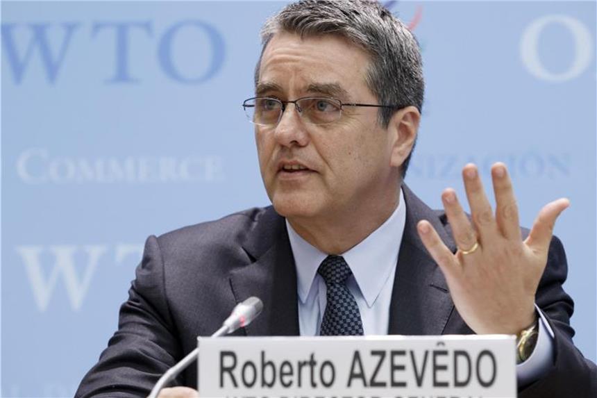 Was die Welthandelsorganisation WTO bei Strafzöllen tun kann Der Generaldirektor der Welthandelsorganisation (WTO), Roberto Azevedo, in Genf. Foto: Salvatore Di Nolfi/Archiv