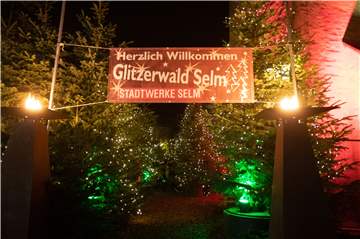 Der Glitzerwald macht eine kleine Pause.