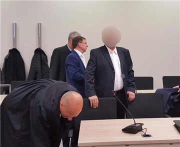 Der Hauptangeklagte im Essener Landgericht.