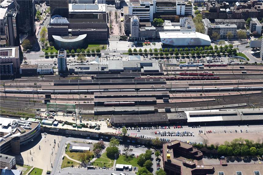 Der Hauptbahnhof Dortmund musste am Samstag teilweise gesperrt werden.