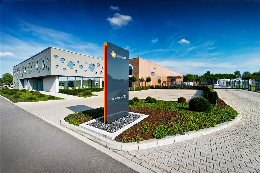 Wo andere aufgeben, liefert Ventana Fenster im besonderen Format Der Hauptsitz von Ventana liegt seit 2012 an der Lise-Meitner-Straße im Industriegebiet Gaxel.