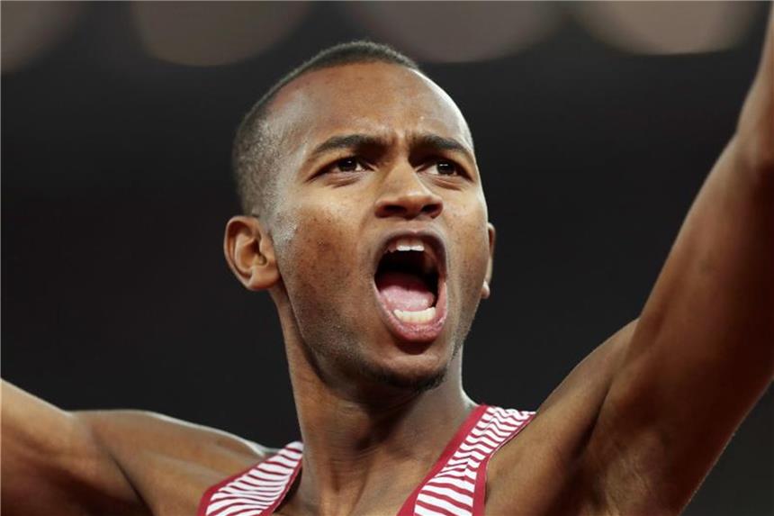 Saison-Aus für Hochsprung-Weltmeister Barshim Der Hochspringer Mutaz Essa Barshim aus Katar muss sich wegen einer Bänderverletzung einer Operation unterziehen. Foto: Leonore Schick/AP