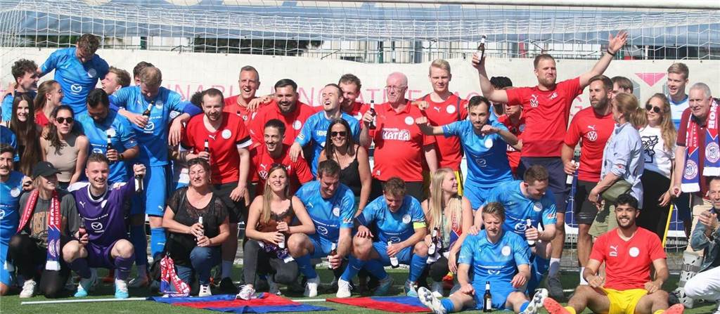 Nach Rückzug in der Landesliga: Update: Mögliche Relegation im westfälischen Amateurfußball Der Hombrucher SV feierte den Aufstieg im dritten Anlauf.