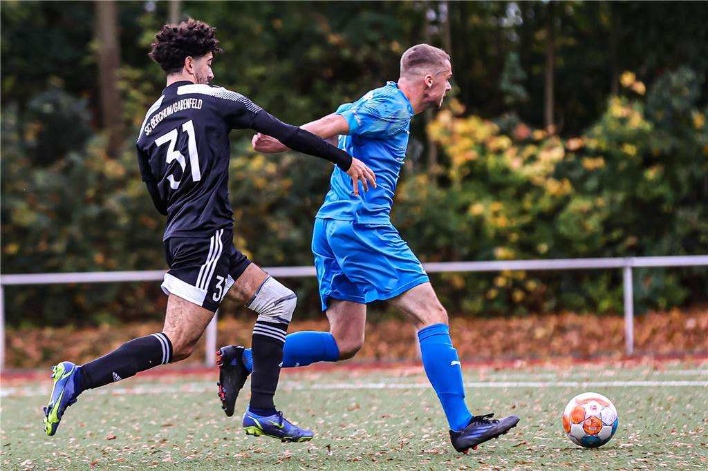 Der Hombrucher SV kam gegen Berchum-Garenfeld nicht über ein 3:3 hinaus.
