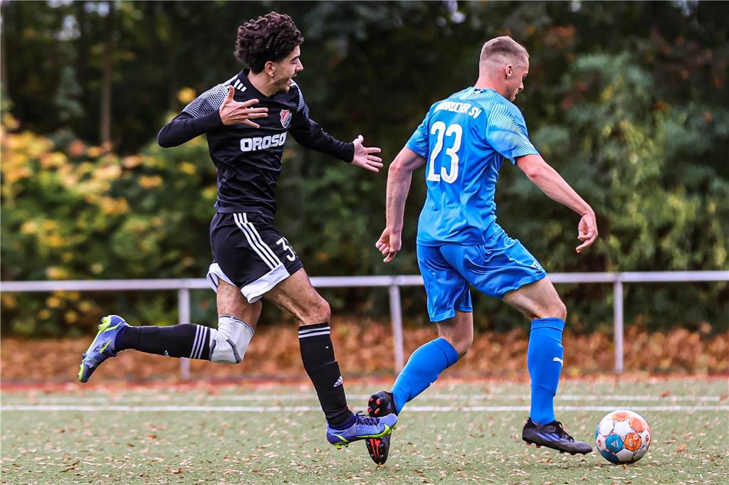 Der Hombrucher SV kam gegen Berchum-Garenfeld nicht über ein 3:3 hinaus.