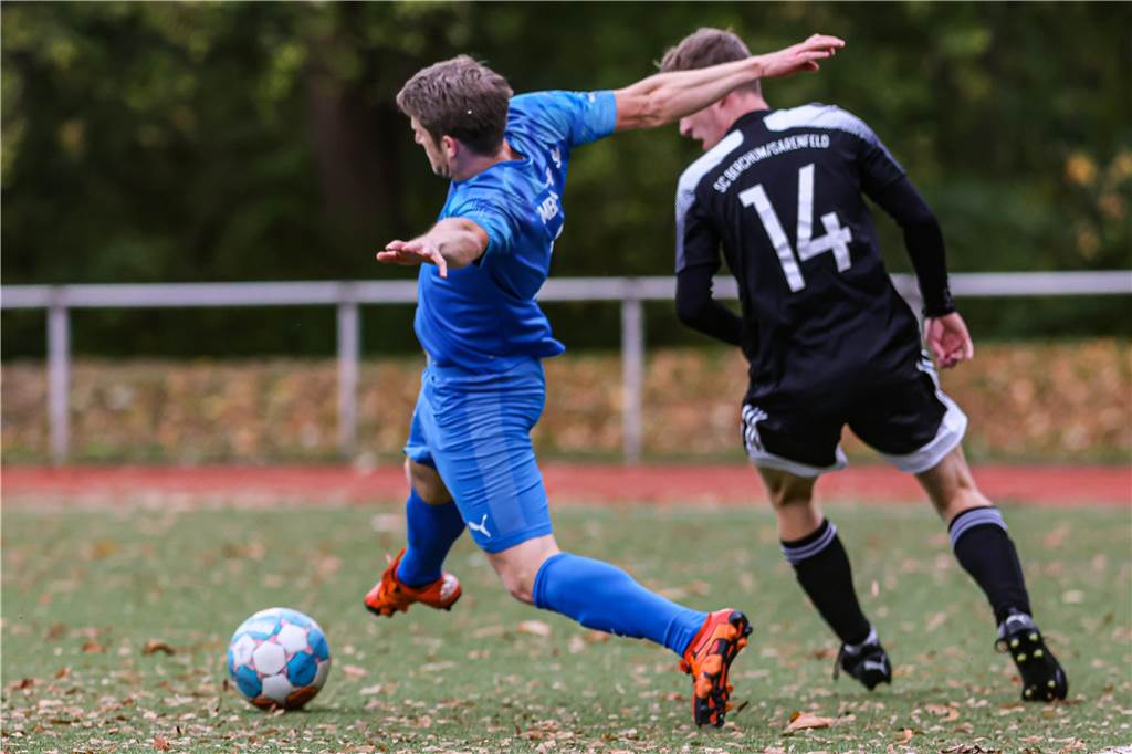 Der Hombrucher SV kam gegen Berchum-Garenfeld nicht über ein 3:3 hinaus.