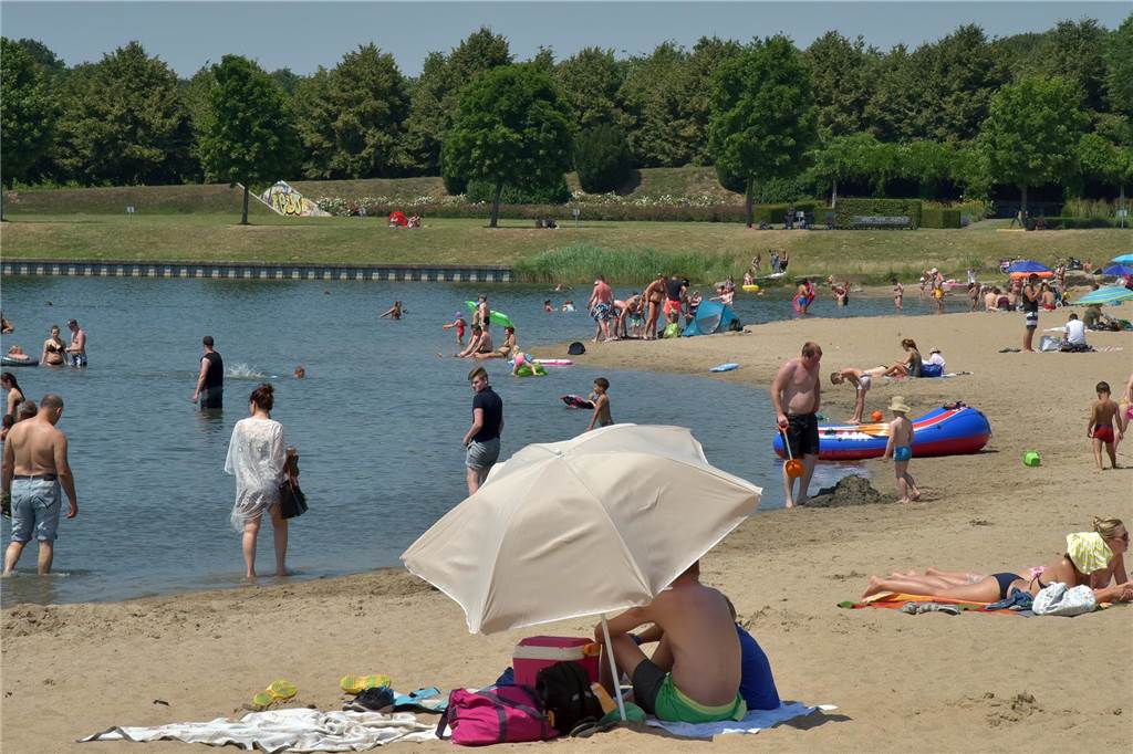 Der Horstmarer See ist bei Badegästen beliebt.