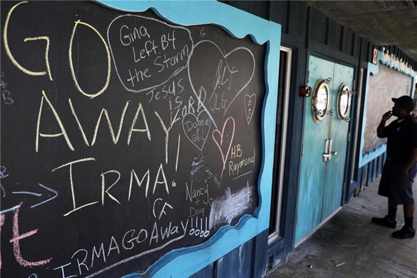 MLB verlegt Baseball-Serie wegen Hurrikan „Irma“ Der Hurrikan „Irma“ ist auf dem Weg nach Florida. Foto: David Goldman