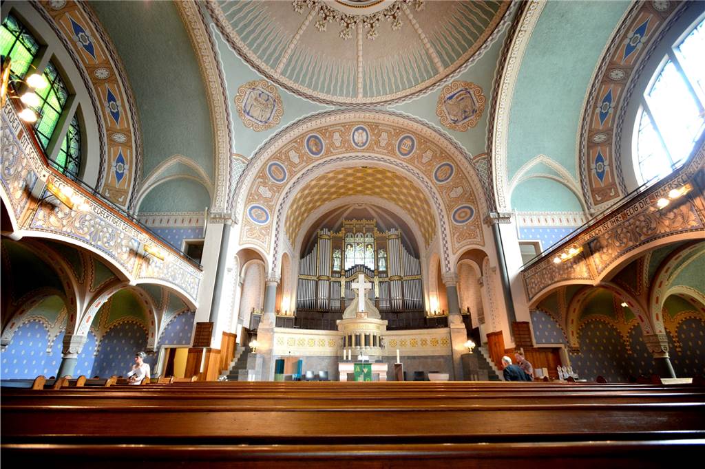 Der Innenraum der Immanuel-Kirche.