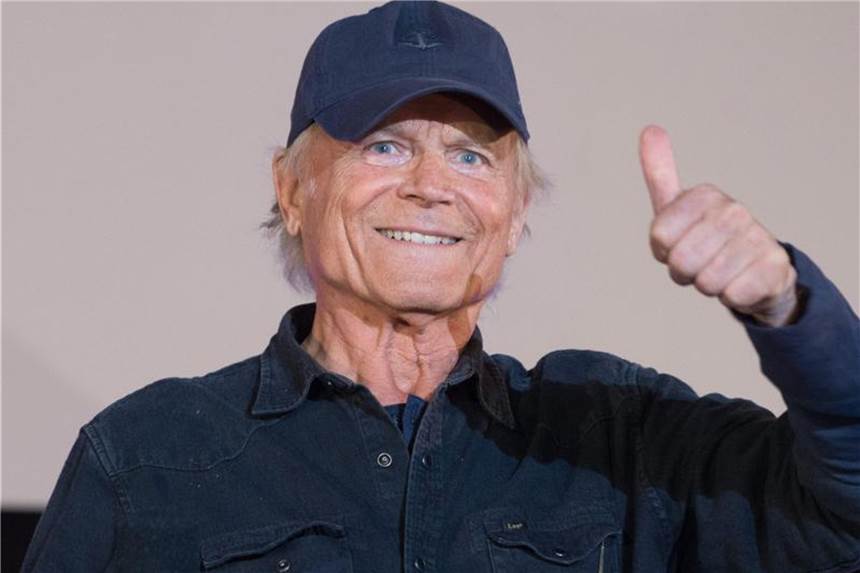 Der italienische Schauspieler Terence Hill mit einem neuen Film zurück. Foto: Sebastian Kahnert