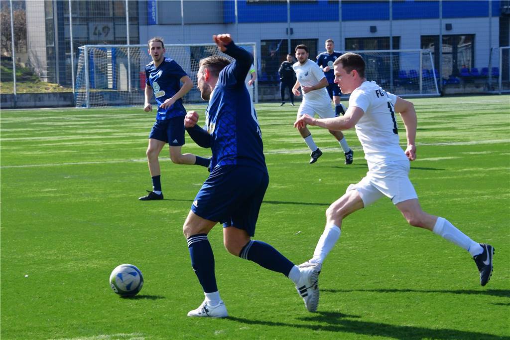 Der Jubel war groß bei der Frohlinder Reserve: Der FCF III gewann das Topspiel gegen den VfR Rauxel.