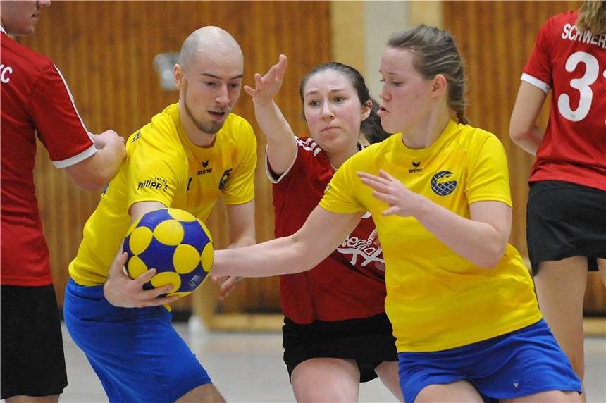 Die Korfballer trotzen am Wochenende dem Corona-Virus Der KC Adler Rauxel (gelbe Hemden) ist am Sonntag, 8. März, Gast der SG Pegasus Rommerscheid in Bergisch Gladbach.