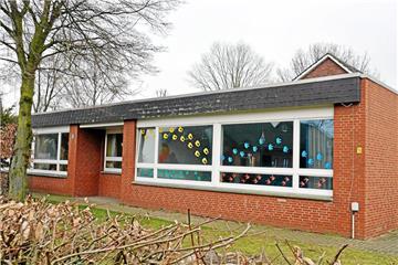 Der Kindergarten Arche Noah wird umgebaut. Hier soll ein neuer Eingang entstehen.