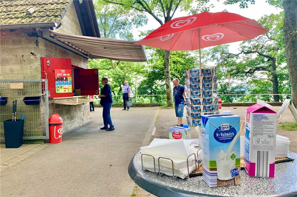Der Kiosk ist mittlerweile wieder eine feste Institution geworden.