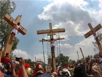 Der Kreuzweg von Iztapalapa ist einer der meistbesuchten in Lateinamerika. Foto: José Pazos Fabián