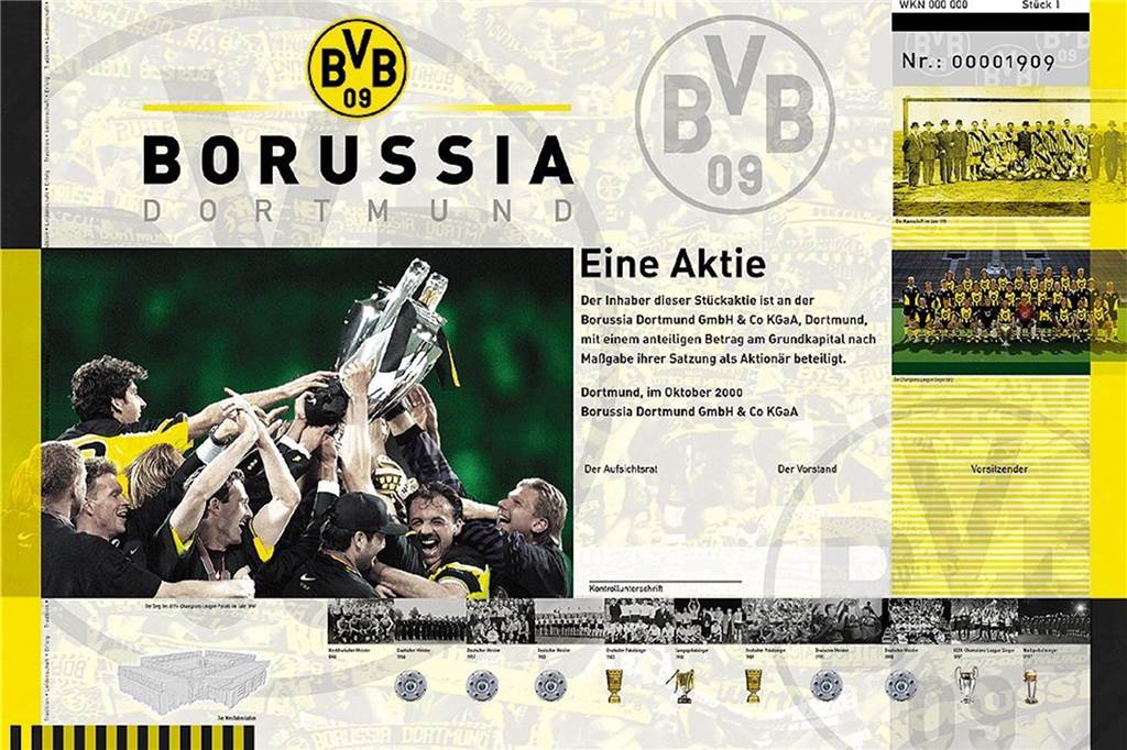 Signal-Iduna-Chef Leitermann zu „Westfalenstadion“-Choreo: „Das tut weh und ist inakzeptabel“ Die BVB-Aktie von vorne.