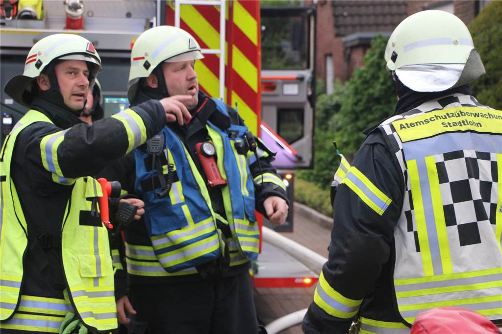 Einsatzleiter Mike Mühle koordiniert