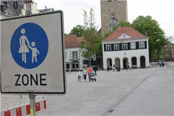 Der Marktplatz in Dorsten ist wieder frei gegeben.