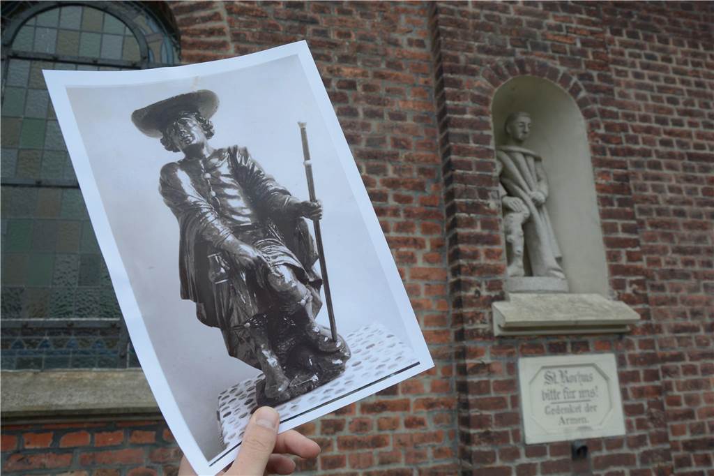 Der Namensgeber der Kapelle ist auch heute noch präsent vor Ort.