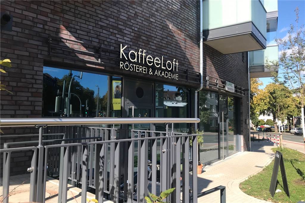 Der neue "KaffeeLoft" liegt gegenüber der Stadtbahn-Haltestelle Funkenburg an der Ecke Klönne-/Kaiserstraße.