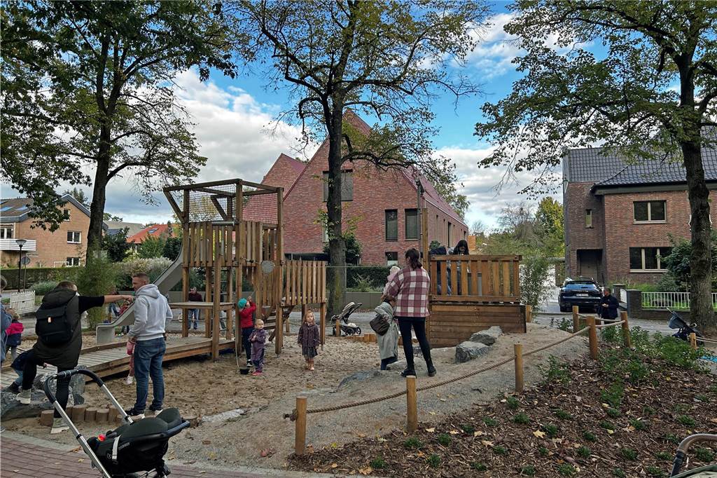 Der neu gestaltete Spielplatz an der Saline in Werne.