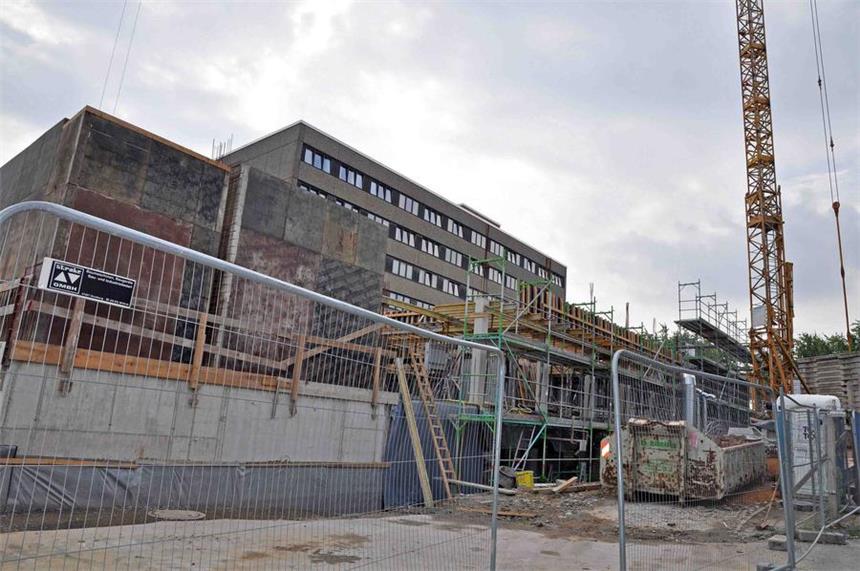 So weit ist der Umbau des EvK in Castrop-Rauxel Der neue OP-Trakt ist das teuerste Projekt der Erneuerung.