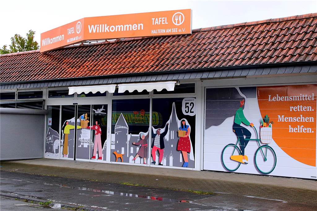 Neuer Tafelladen strahlt in bunten Farben: Eröffnung im Mai Der Tafelladen an der Recklinghäuser Straße