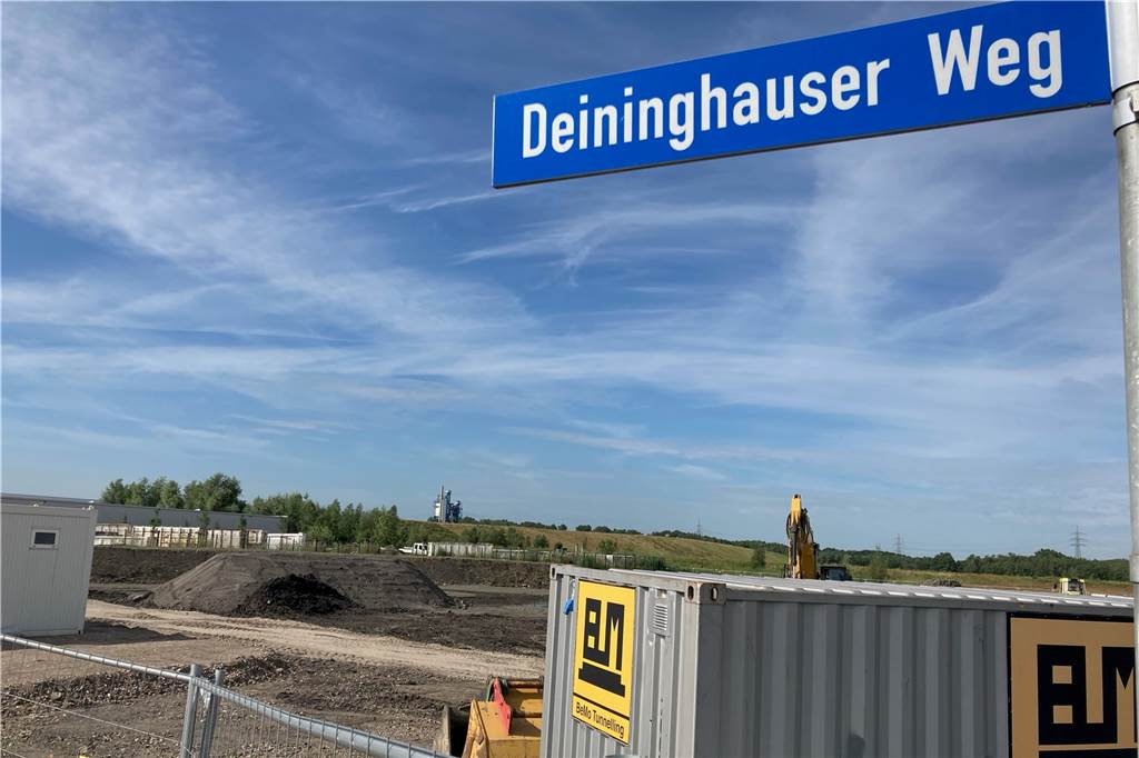 Der neue zentrale Zustellstützpunkt entsteht im Mittelstandspark Ost, an der Ecke Deininghauser Weg / Klöcknerstraße.