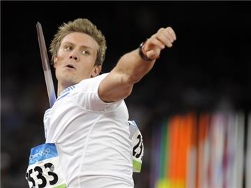 Der Norweger Andreas Thorkildsen holt Gold mit dem Speer.