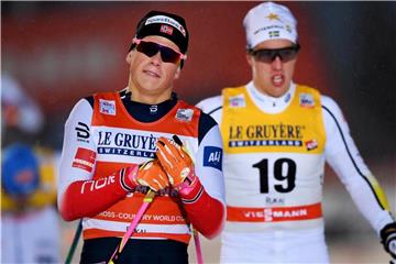 Der Norweger Johannes Kläbo gewann den Sprint in Kuusamo. Foto: Petter Arvidson