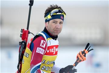 Der Norweger Ole Einar Björndalen ist mit 44 Jahren einer der Oldies im Wintersport. Foto: Sven Hoppe