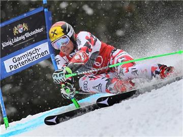 Der Österreicher Marcel Hirscher siegt mit 3,28 Sekunden Vorsprung. Foto: Karl-Josef Hildenbrand