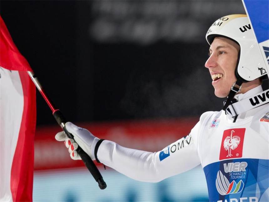 Tourneesieger Diethart nicht beim Skifliegen am Kulm Der Österreicher Thomas Diethart wird nicht am Kulm springen. Foto: Daniel Karmann