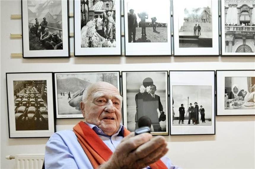 Der österreichische Fotograf Erich Lessing starb in der Nacht auf Mittwoch im Alter von 95 Jahren. Foto: Herbert Neubauer