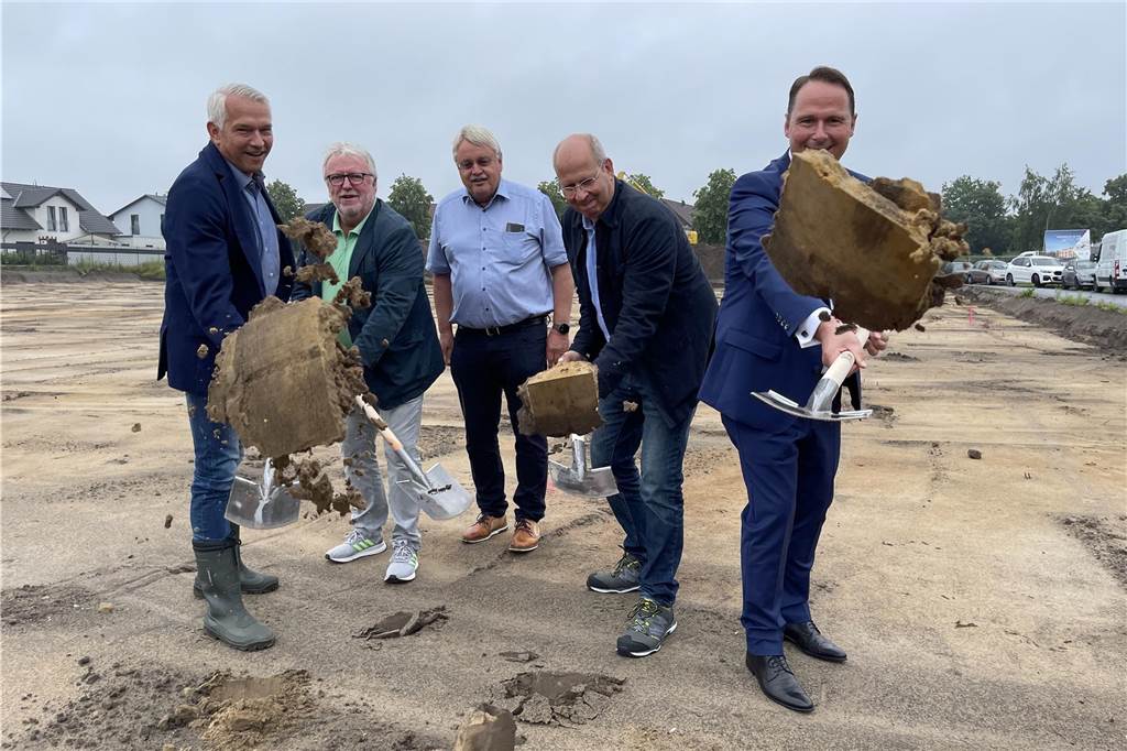 Großes Bauprojekt: Wohnungen werden deutlich später fertig als geplant Der offizielle Baustart für das Großprojekt Ächterheide erfolgte im Juli 2021.
